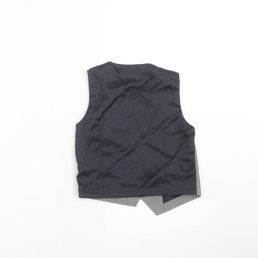 NEXT Boys Grey Gilet Waistcoat Size 2-3 Years