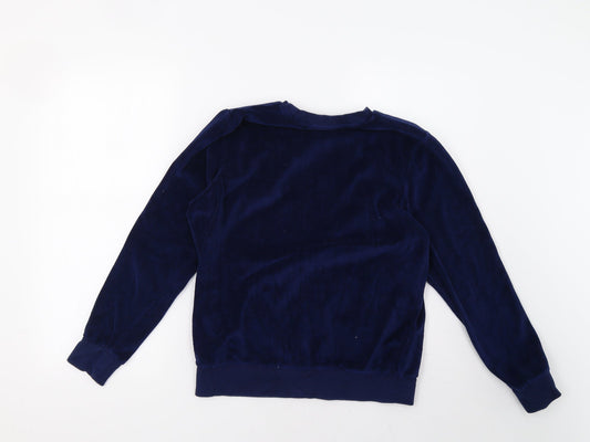Brave Soul Womens Blue Pullover Sweatshirt Size S