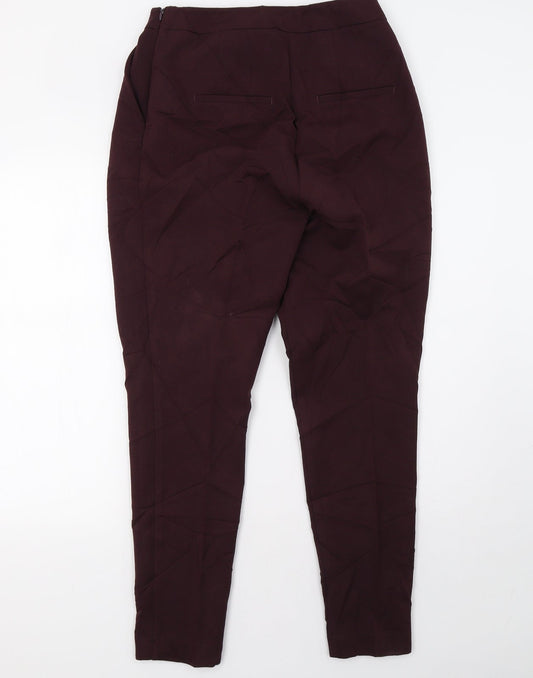 NEXT Womens Purple Trousers Size 10 L30 in