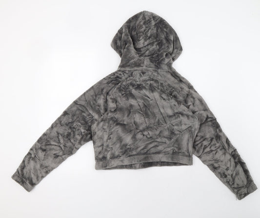 Hollister Womens Grey Pullover Hoodie Size XS