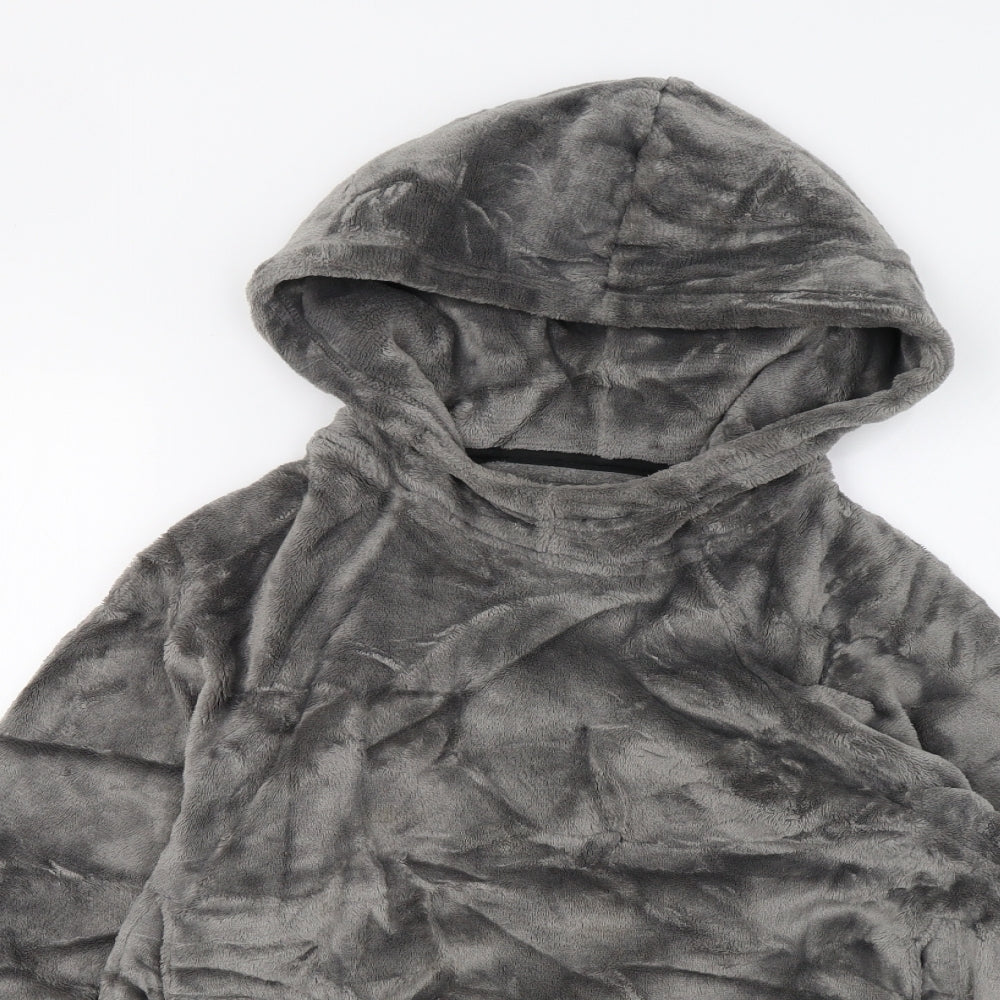Hollister Womens Grey Pullover Hoodie Size XS