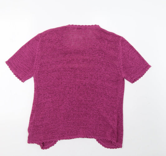 BM Womens Purple Pullover Sweatshirt Size M