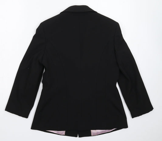BHS Womens Black Jacket Suit Jacket Size 10