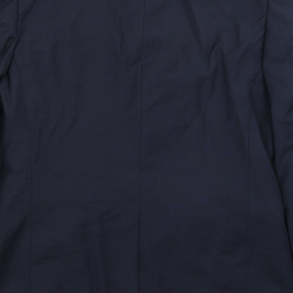 M&S Mens Blue Jacket Blazer Size L
