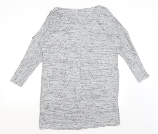 Dorothy Perkins Womens Grey T-Shirt Dress Size 12