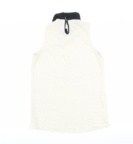 NEXT Womens White Basic Tank Size 8