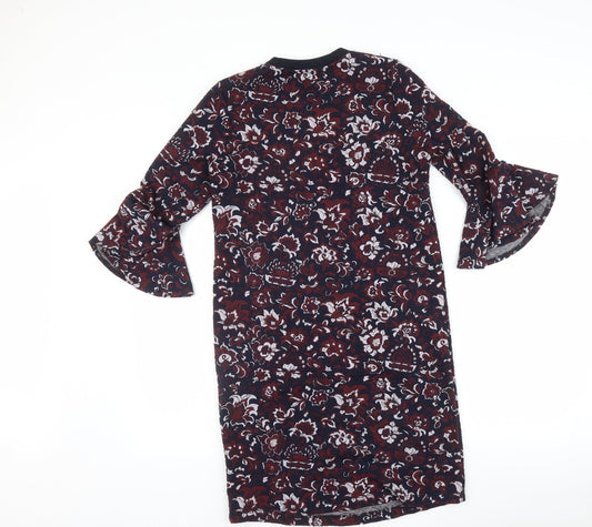 NEXT Womens Multicoloured Floral Jumper Dress Size 6