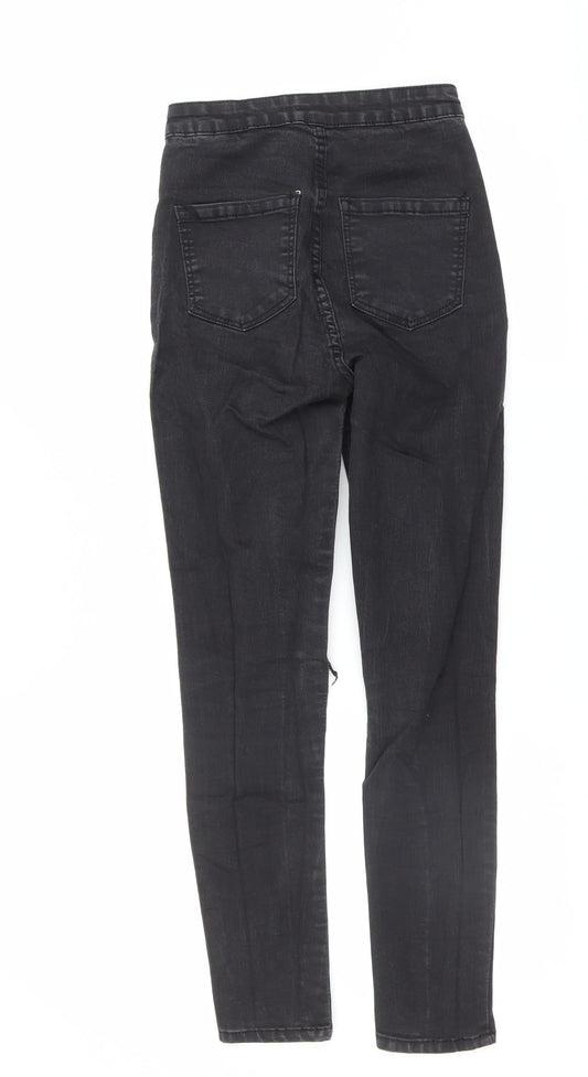Momokrom Womens Black Skinny Jeans Size 6 L26 in