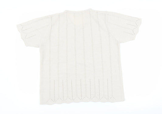 Berkertex Womens Beige Basic T-Shirt Size 16