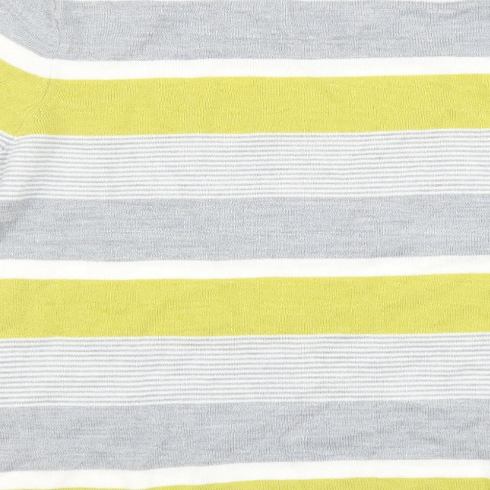 Bonmarché Womens Multicoloured Striped Pullover Jumper Size 14