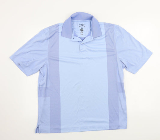 cool Mens Blue Polo Size M