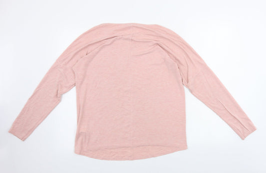 Amisu Womens Pink Basic T-Shirt Size M