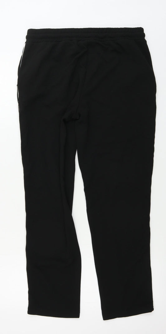 Peacocks Womens Black Trousers Size 14 L26 in