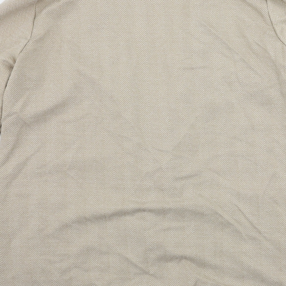 H&M Womens Beige Cardigan Jumper Size L