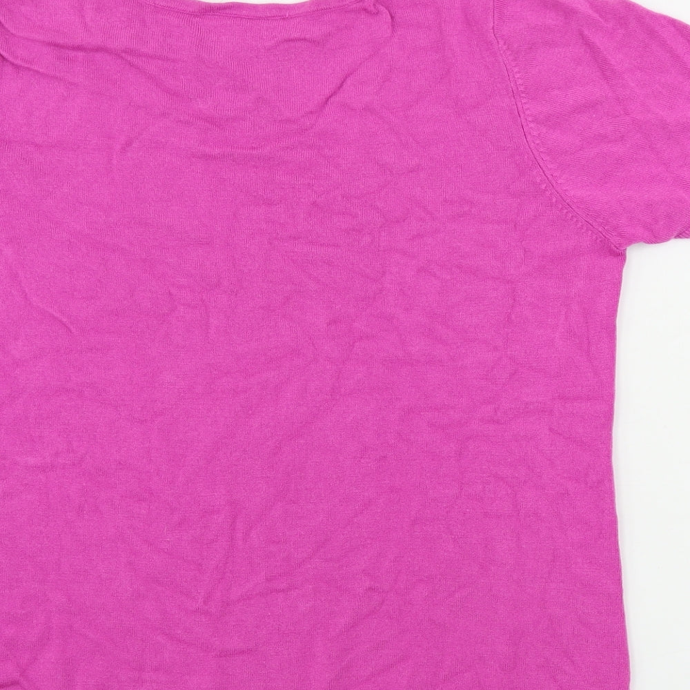 BHS Womens Pink Pullover Jumper Size 18