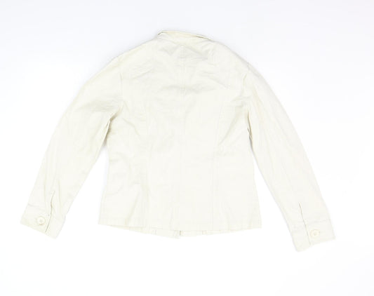 Jeans & Co Womens Beige Jacket Coat Size 12