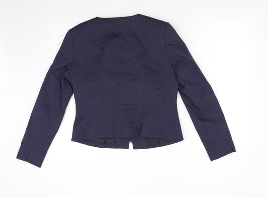 Greiff Womens Blue Jacket Blazer Size 14