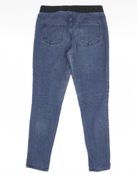 Yesyes Womens Blue Denim Skinny Jeans Size 12 L30 in