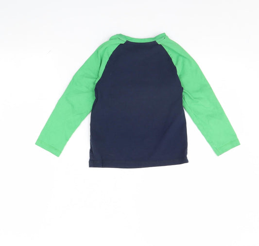 Mothercare Boys Blue Basic T-Shirt Size 4 Years