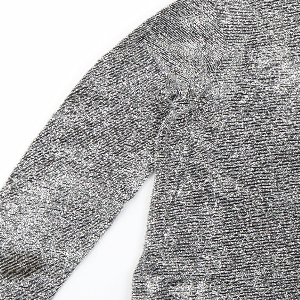 Emreco Womens Silver Pullover Jumper Size 8