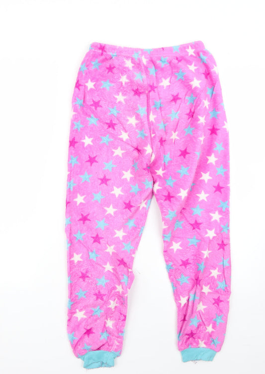 Primark Girls Multicoloured Geometric Pyjama Pants Size 9-10 Years