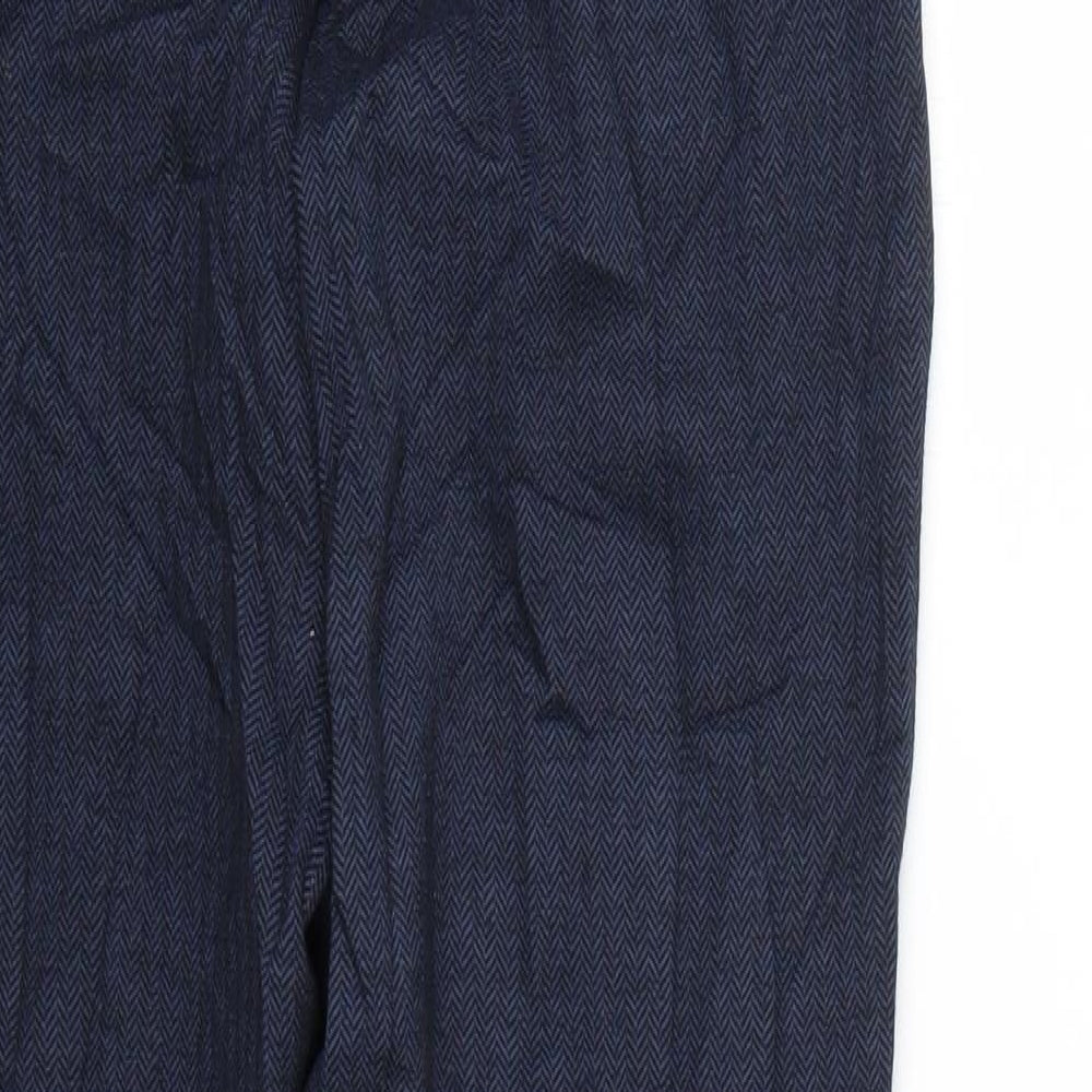 George Womens Blue Trousers Size 12 L24 in