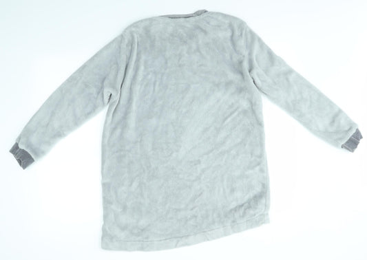 Avenue Womens Grey Solid Top Pyjama Top Size M