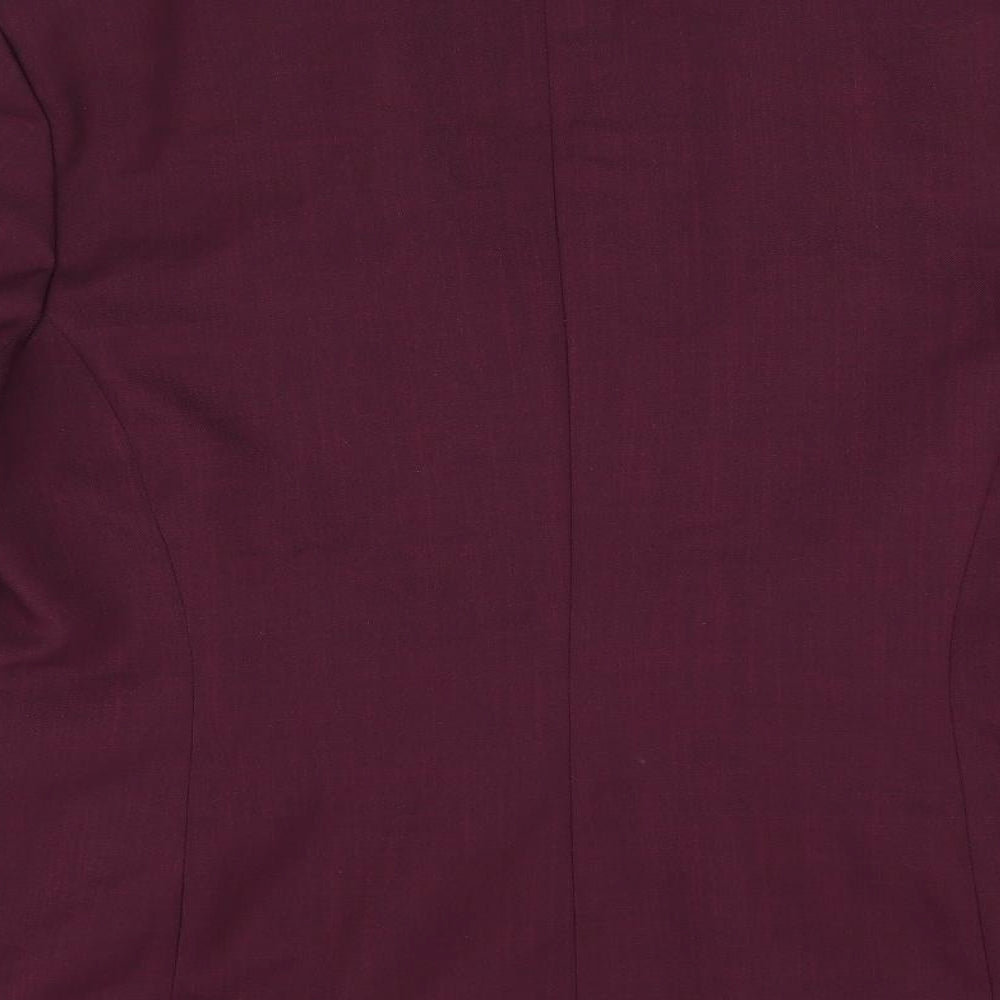 Mackays Womens Purple Jacket Suit Jacket Size 16