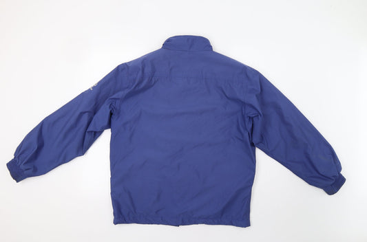 Prpquip Womens Blue Rain Coat Jacket Size S