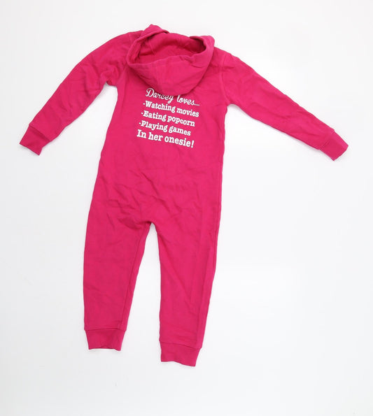 Sparks & Daughters Girls Pink Bodysuit Size 3-4 Years - Onesie