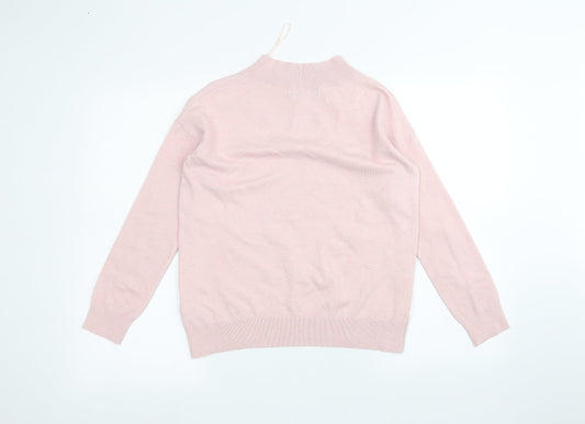 Marks and Spencer Womens Pink Basic T-Shirt Size XS