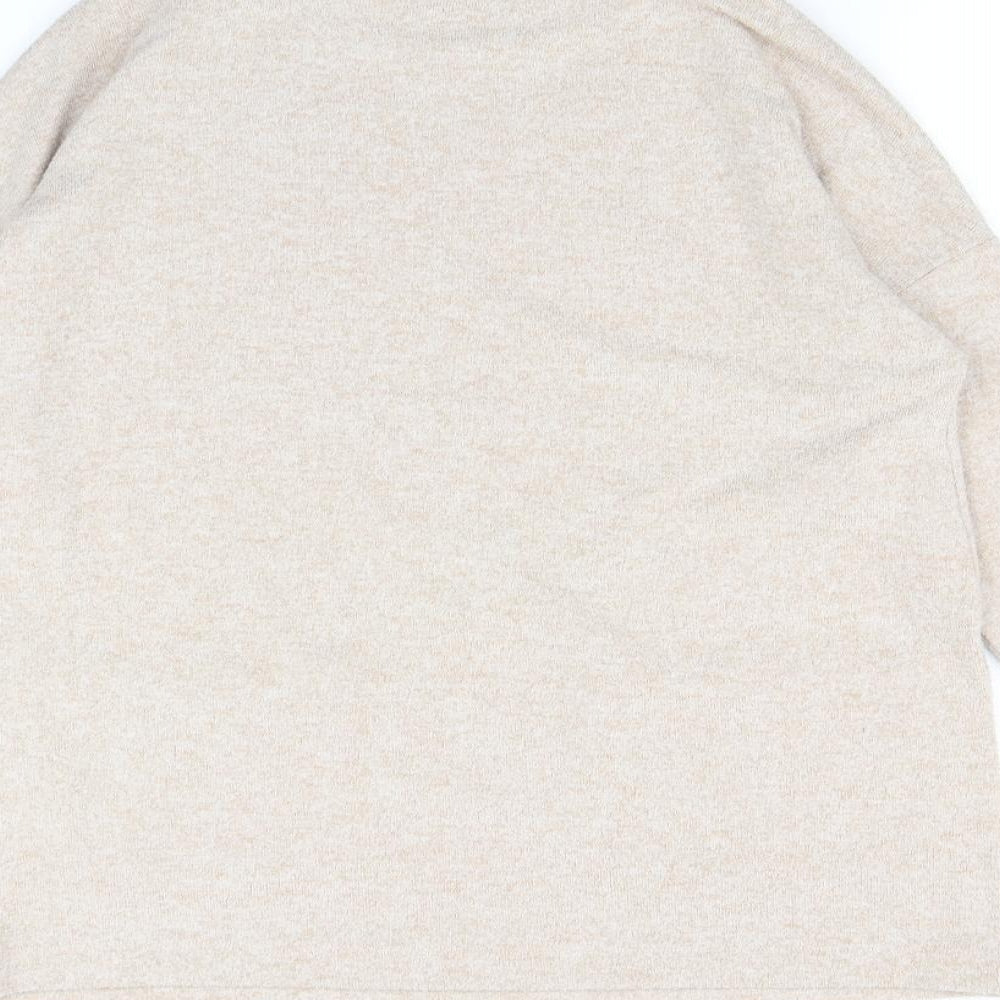 TU Womens Beige Pullover Jumper Size 10