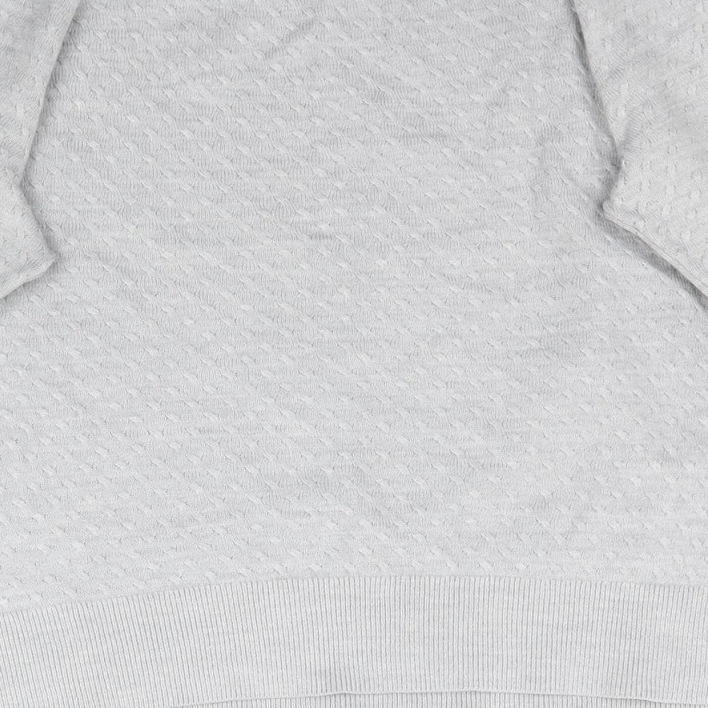 Marks and Spencer Womens Grey Knit Pullover Jumper Size 14