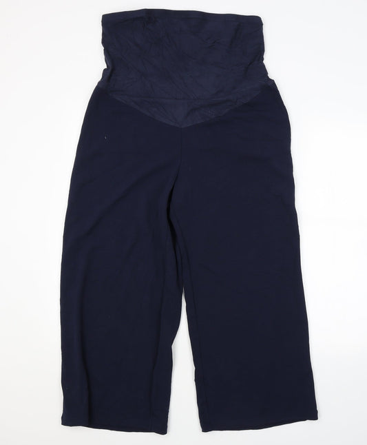 H&M Womens Blue Trousers Size L L26 in - MATERNITY