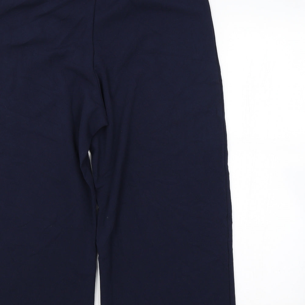 H&M Womens Blue Trousers Size L L26 in - MATERNITY