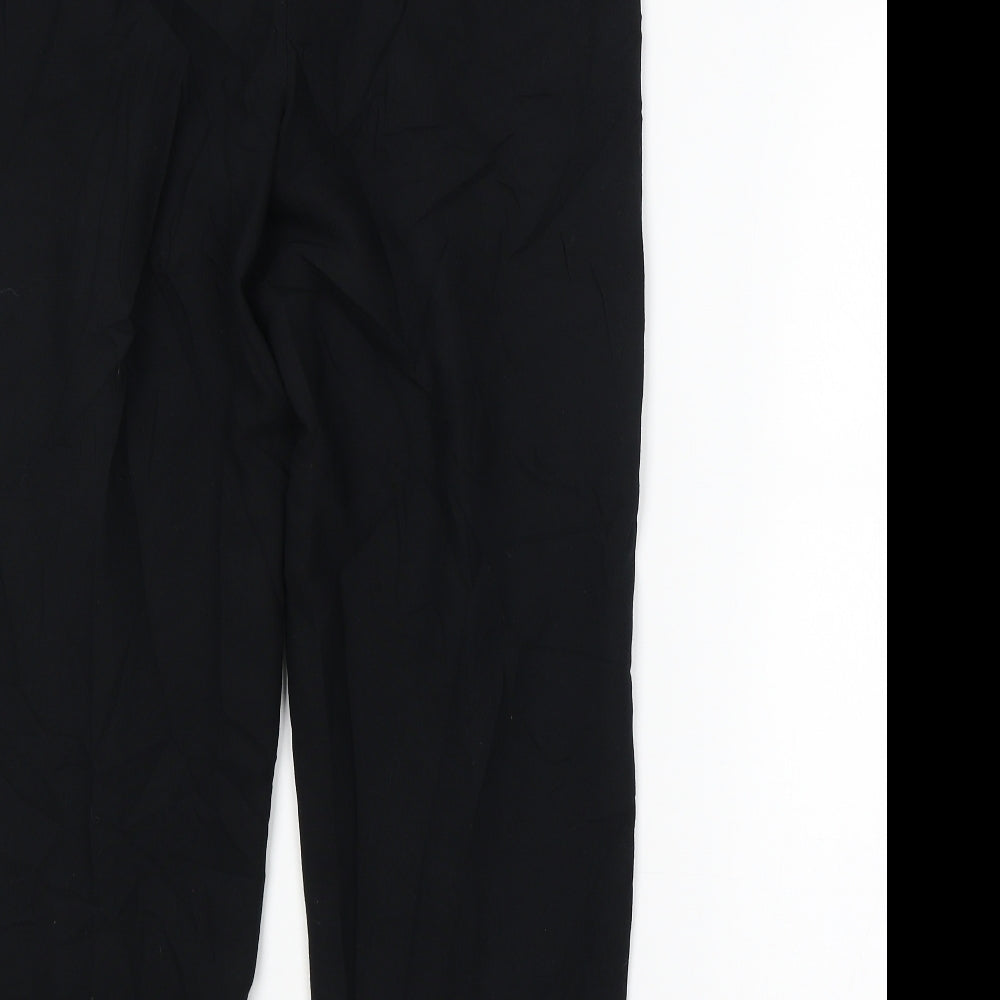 Hamells Womens Black Trousers Size 14 L26 in
