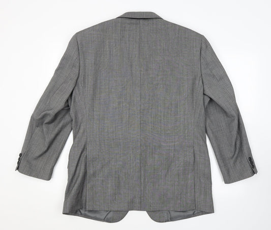 Fellini Mens Grey Jacket Blazer