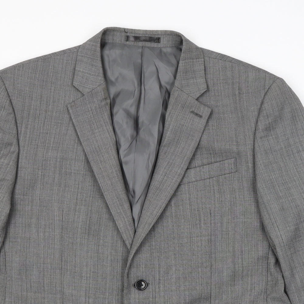 Fellini Mens Grey Jacket Blazer