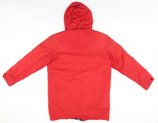 Preworn Womens Red Rain Coat Coat