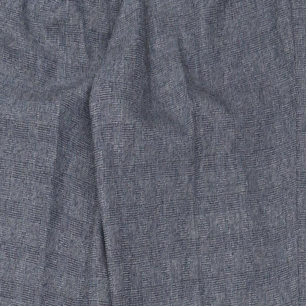 Marks and Spencer Womens Blue Trousers Size 10 L26 in