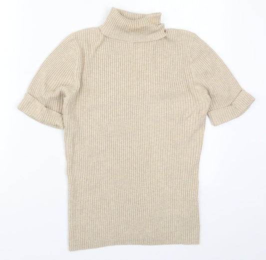 BHS Boys Beige Knit Pullover Jumper Size 12 Years