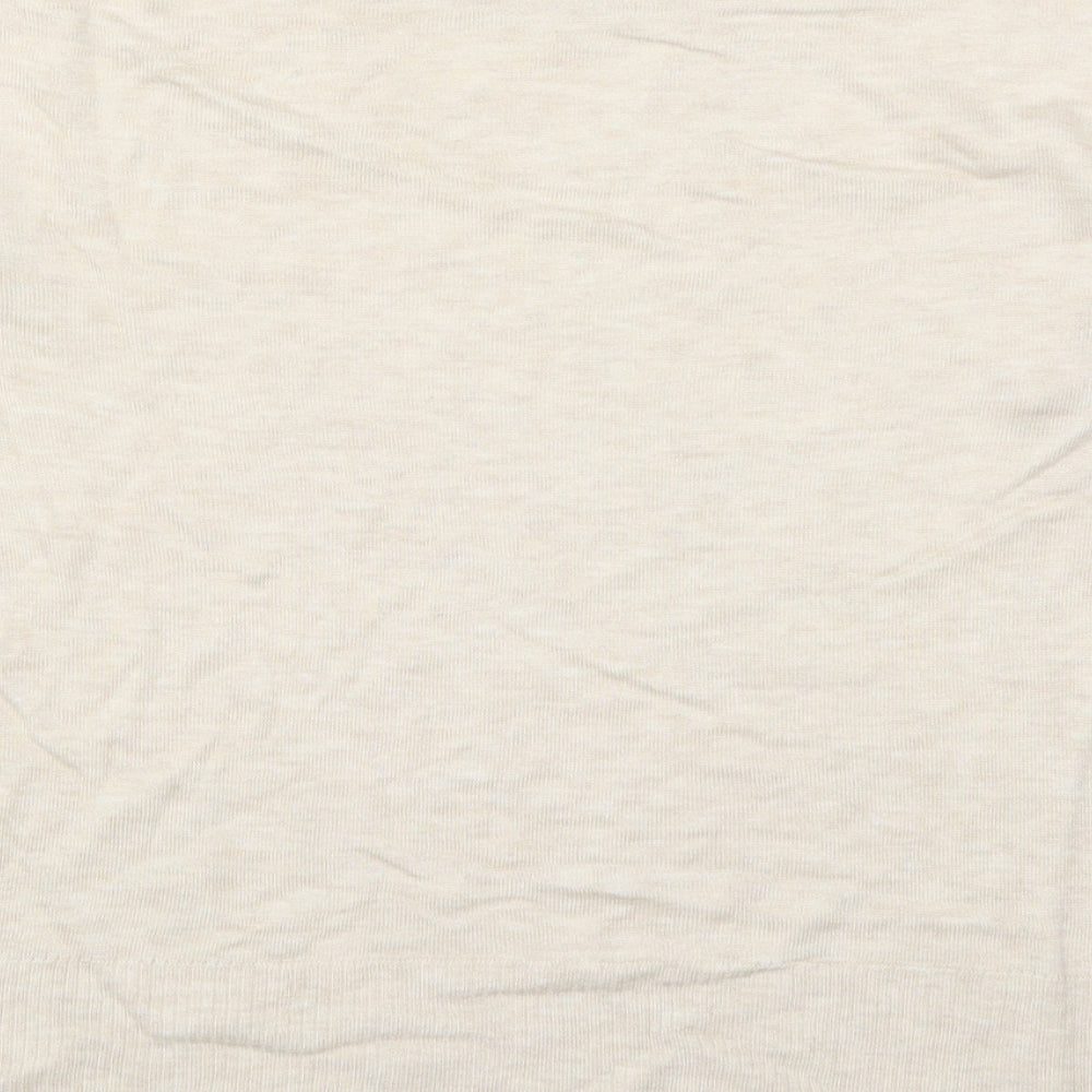 H&M Mens Beige Button-Up Size S