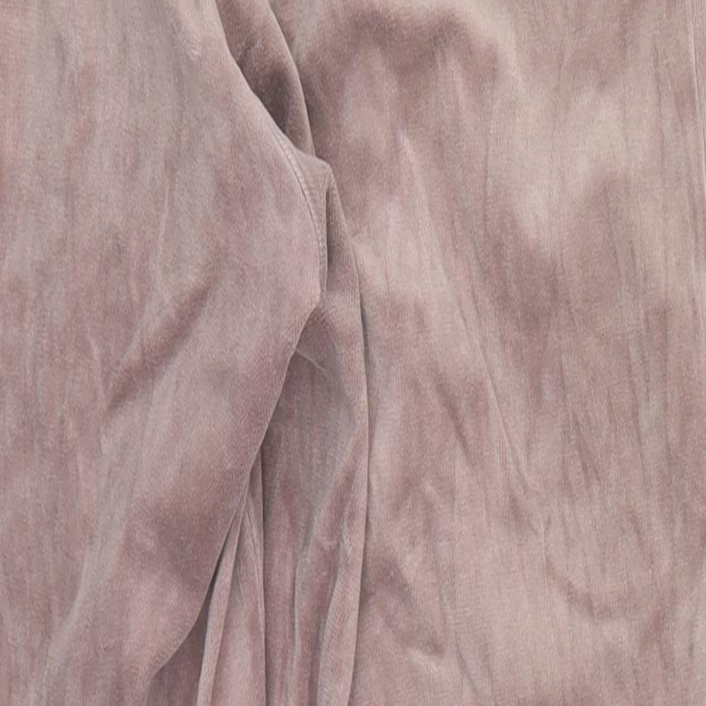 Marks and Spencer Womens Pink Trousers Size 8 L27 in - Loungewear