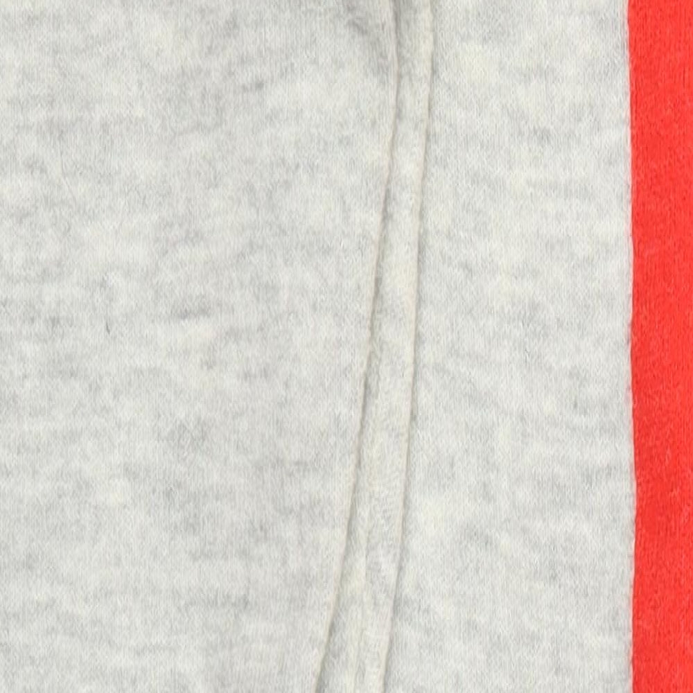 ASOS Womens Grey Striped Knit Sweatpants Trousers Size 6 L29 in - Red