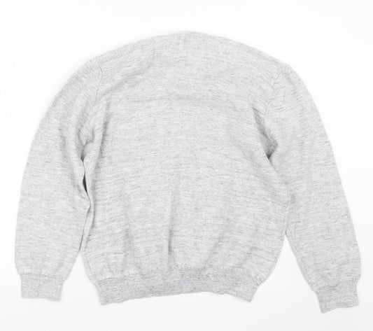 Matalan Mens Grey Knit Pullover Jumper Size L