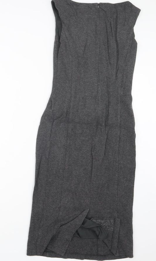 NEXT Womens Grey Shirt Dress Size 8