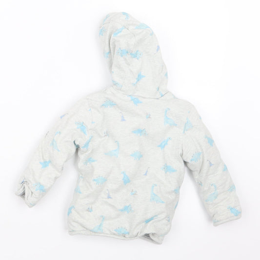 George Boys Grey Geometric Jacket Size 12-18 Months