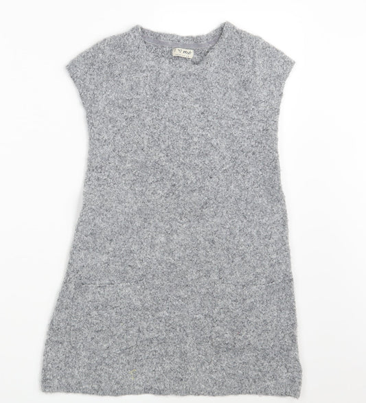 NEXT Girls Grey Pullover Jumper Size 9 Years