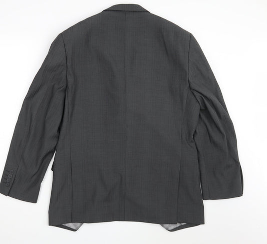 1860 Limited Collection Mens Grey Jacket Blazer Size 40