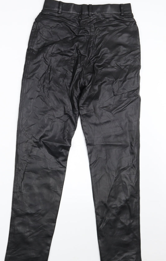 Hauber Womens Black Trousers Size 10 L30 in